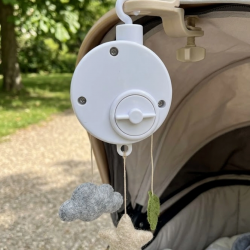 Mey İthalat® Müzikli Bebek Uyutucu Çekmeli Mekanik Müzik Kutusu Asılabilir Tasarım