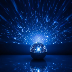 Mey İthalat® Müzikli Yıldız Yansıtmalı Dekoratif Gece Lambası