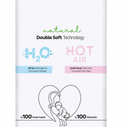 Mey İthalat® Natural Double Soft Bebek Bezi Fırsat Paketi 3 Beden 42 Adet