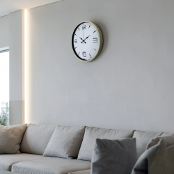 Mey İthalat® Natural Krem 36 Cm Duvar Saati