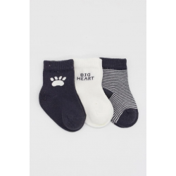 Mey İthalat®  3'Lü Penye Soket Çorap BS10110 Antrasit