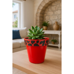 Mey İthalat® Nf Ferrari Kırmızı Saksı 1.7 litre