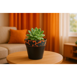 Mey İthalat®  LEO Dekoratif saksı 1.7 litre