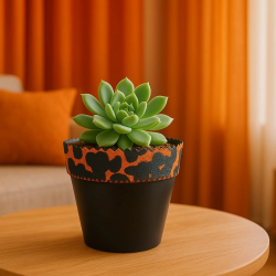 Mey İthalat®  LEO Dekoratif saksı 1.7 litre