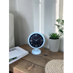 Mey İthalat® Nordic White 25 x 20 Cm Metal Masa Saati