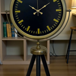 Mey İthalat® Nostalji Şık Tasarım Tripod Ayaklı Saat