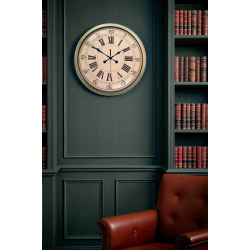 Mey İthalat® Nostalji Stil 40 Cm Metal Eskitme Duvar Saati