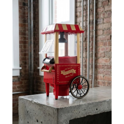 Mey İthalat® Nostaljik Tasarımlı Yağsız Mısır Patlatma Makinesi