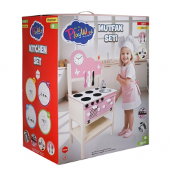 Mey İthalat®  ONY-408 Ahşap Mutfak Seti -Onyıl Oyuncak