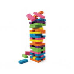 Mey İthalat® ONY-415 KUTUDA AHŞAP RENKLİ DENGE OYUNU