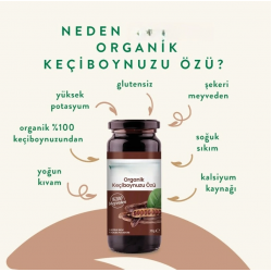 Mey İthalat® Organik Keçiboynuzu Özü 315 Gr