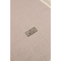Mey İthalat®   Organik Müslin 80x90 Fistolu Battaniye 70112 Bej
