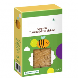 Mey İthalat® Organik Tam Buğdaylı Bisküvi 55gr
