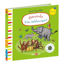 Mey İthalat®  Ormanda Kim Saklanıyor? (Keçe Kapaklı kitap)