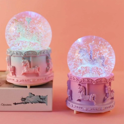 Mey İthalat® Orta Boy Unicorn Kar Küresi