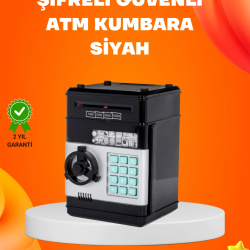 Mey İthalat® Otomatik Para Çeken Şifreli ATM Tasarımlı Kumbara