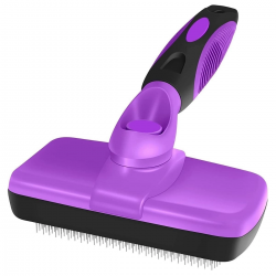 Mey İthalat®   Otomatik Temizlenebilen Tuşlu Pratik Kedi Köpek Tüy Toplama Fırçası