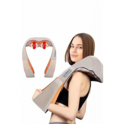 Mey İthalat® Ovmalı, Boyun Sırt İnsan Eli Hissi Veren Şarjlı Masaj Aleti Masaj Cihazı