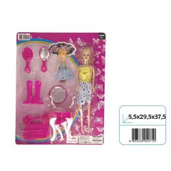 Mey İthalat® OYD-02271 ANLILY KART BEBEKLI MAKYJ MASALI SET-OYD