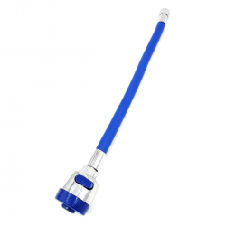 Mey İthalat®  Oynar Başlıklı Tasarruflu Kubar Musluk Borusu ve Başlığı Mavi