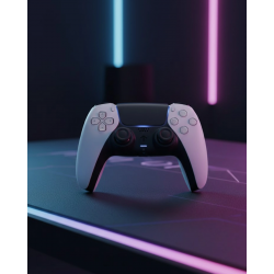 Mey İthalat® Oyun Kolu PS5 Uyumlu Kablosuz Bağlantı ve Uzun Pil Ömrü