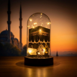 Mey İthalat® ÖZEL IŞIKLI KABE FANUS (ÇOCUKLU)