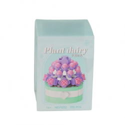 Mey İthalat® P1252 SİMÜLASYON ÇİÇEK SERİSİ 255 PARÇA BLOCK OYUNCAK