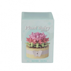 Mey İthalat® P1255 SİMÜLASYON ÇİÇEK SERİSİ 232 PARÇA BLOCK OYUNCAK