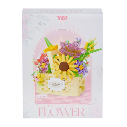 Mey İthalat® P1294 Panlos Çiçek Buketi 1263 Parça Blok Seti -Vagon life