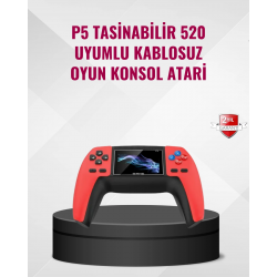 Mey İthalat® P5 Retro GamePad 520 Oyunlu Taşınabilir Oyun Konsolu