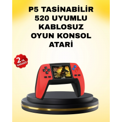 Mey İthalat® P5 Retro GamePad 520 Oyunlu TV ve Elde Oynanabilir Konsol