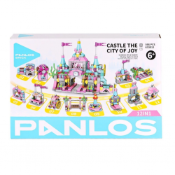 Mey İthalat® P633012 Panlos Tuğla Şehri 556 Parça Blok Seti -Vagon life