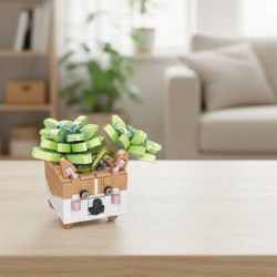 Mey İthalat® P655016 HAYVAN SAKSILARI BUKET SETLERİ 336 PARÇA BLOCK OYUNCAK