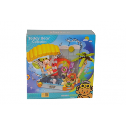 Mey İthalat® P881007 UÇURTMA SÖRFÇÜSÜ TEDDY 204 PARÇA BLOCK OYUNCAK