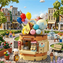 Mey İthalat® P881201 TEDDY BEAR KOLEKSİYONU DONDURMA DÜNYASI 354 PARÇA BLOCK OYUNCAK