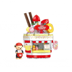 Mey İthalat® P881202 TEDDY DONDURMA SALONU 369 PARÇA BLOCK OYUNCAK