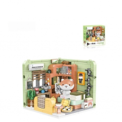 Mey İthalat® P885004 KEDİ ODASI 258 PARÇA BLOCK OYUNCAK