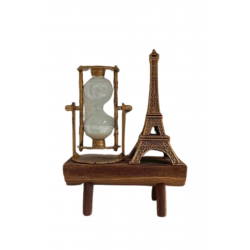 Mey İthalat® Paris Eyfel Kulesi Hediyelik Eyfel Retro Kum Saati Dekoratif Eşya