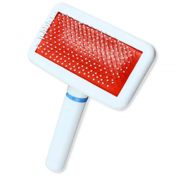 Mey İthalat®  Paslanmaz Evcil Hayvan Kedi Köpek Tüy Tarama Toplama Fırçası Kolay Temizlenir Bakım Aleti