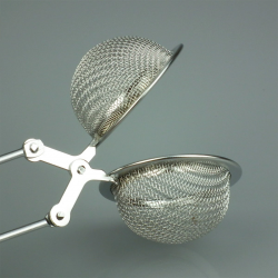 Mey İthalat®  Paslanmaz Metal Pratik Kolay Bitki Çayı Demleme Süzgeci Aparatı