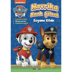 Mey İthalat® Paw Patrol Havrika Renk Şöleni Boyama Kitabı