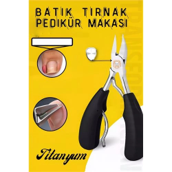 Mey İthalat® Pedikür Makası Tırnak Batık Makası Titanyum Çelik Profesyonel 721332