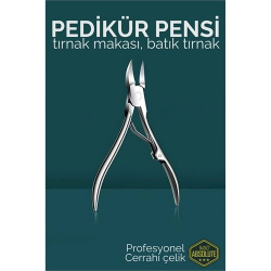 Mey İthalat® Pedikür Makası - Tırnak Makası - Batık Tırnak Makası Profesyonel Cerrahi Çelik 721925