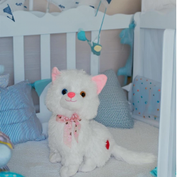 Mey İthalat® PELUŞ KEDİ 33CM HALLEY