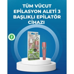 Mey İthalat® Pembe Epilasyon Cihazı – Acısız Tüy Temizliği