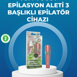 Mey İthalat® Pembe Epilasyon Cihazı – Acısız Tüy Temizliği