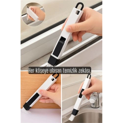 Mey İthalat® Pencere Boşluğu Pervaz Temizleyici - Klavye Temizleyici- Detay Fırçası 722139