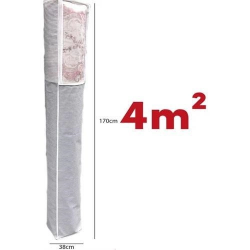 Mey İthalat®  Pencereli Halı Hurcu Toz geçirmez Sağlam Dayanıklı Hurç Organizer 4m²