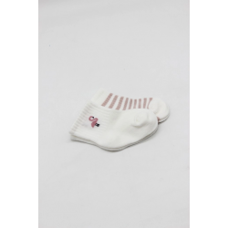 Mey İthalat® Penye Soket Çorap 2li 10139 Ekru Lila