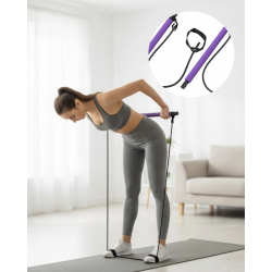 Mey İthalat® Pilates Bar Direnç Aleti Duruş Geliştirici ve Kas Güçlendirici